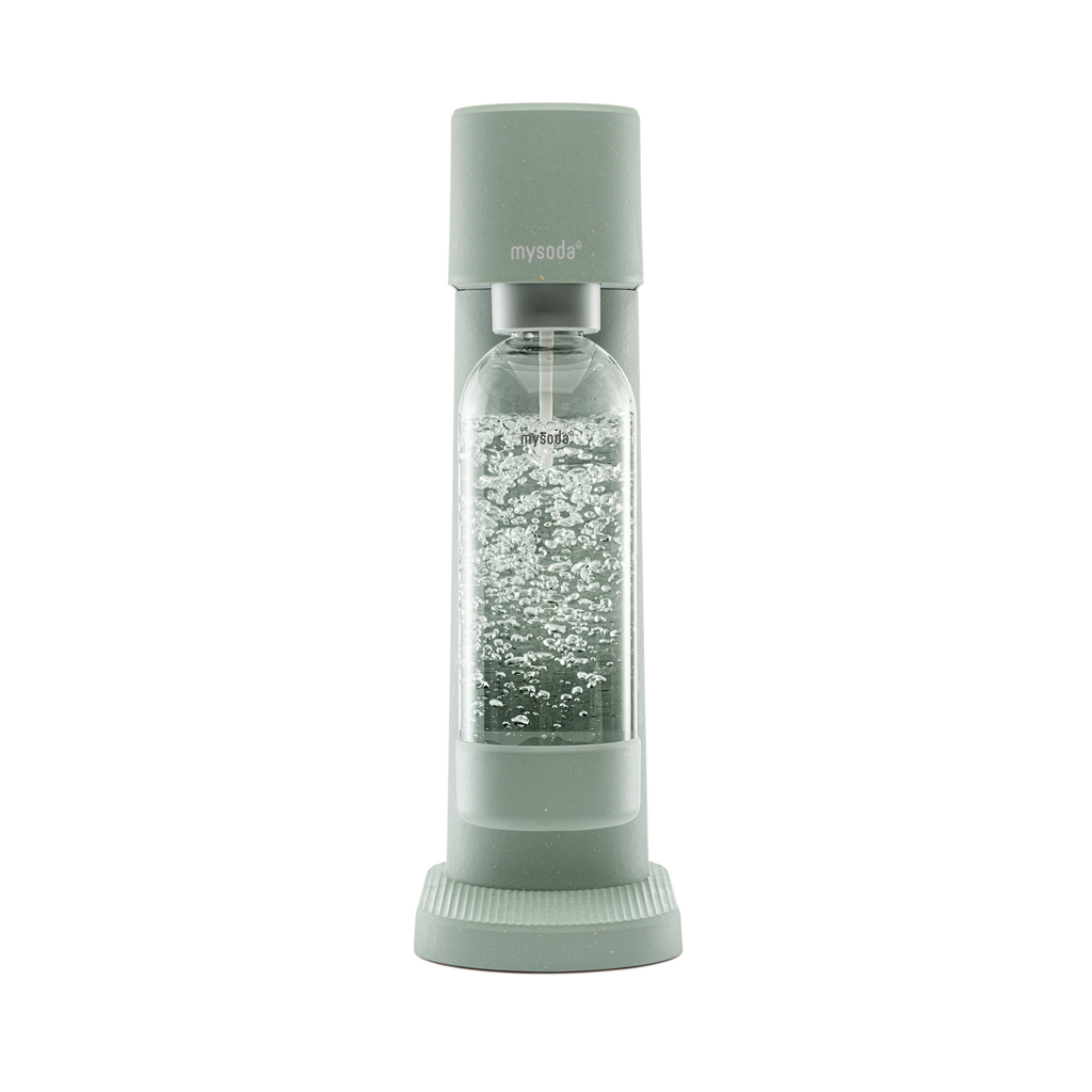 Pigeon Mysoda Woody sparkling water maker viewed from the front