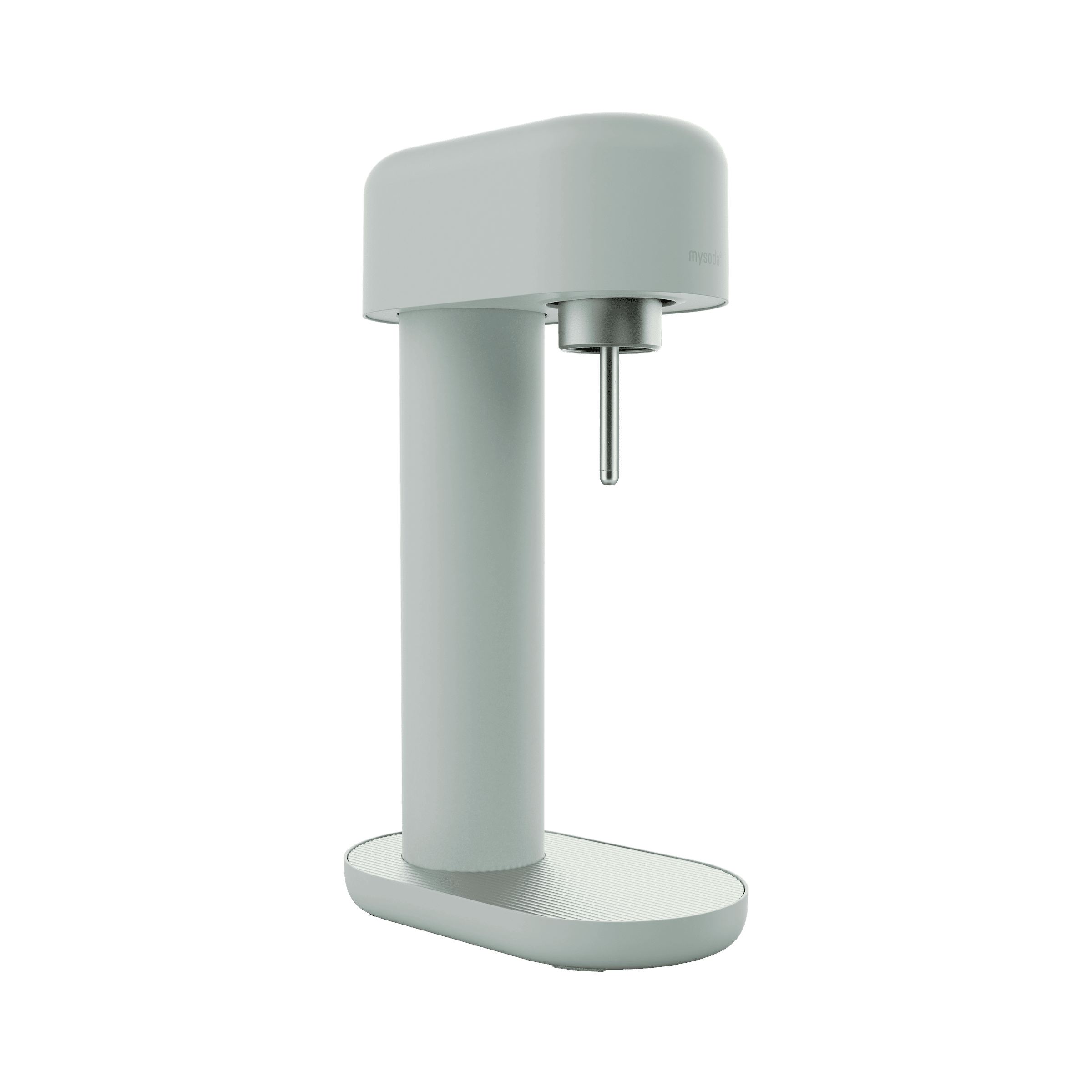 A pigeon Ruby 2 sparkling water maker viewed from the side