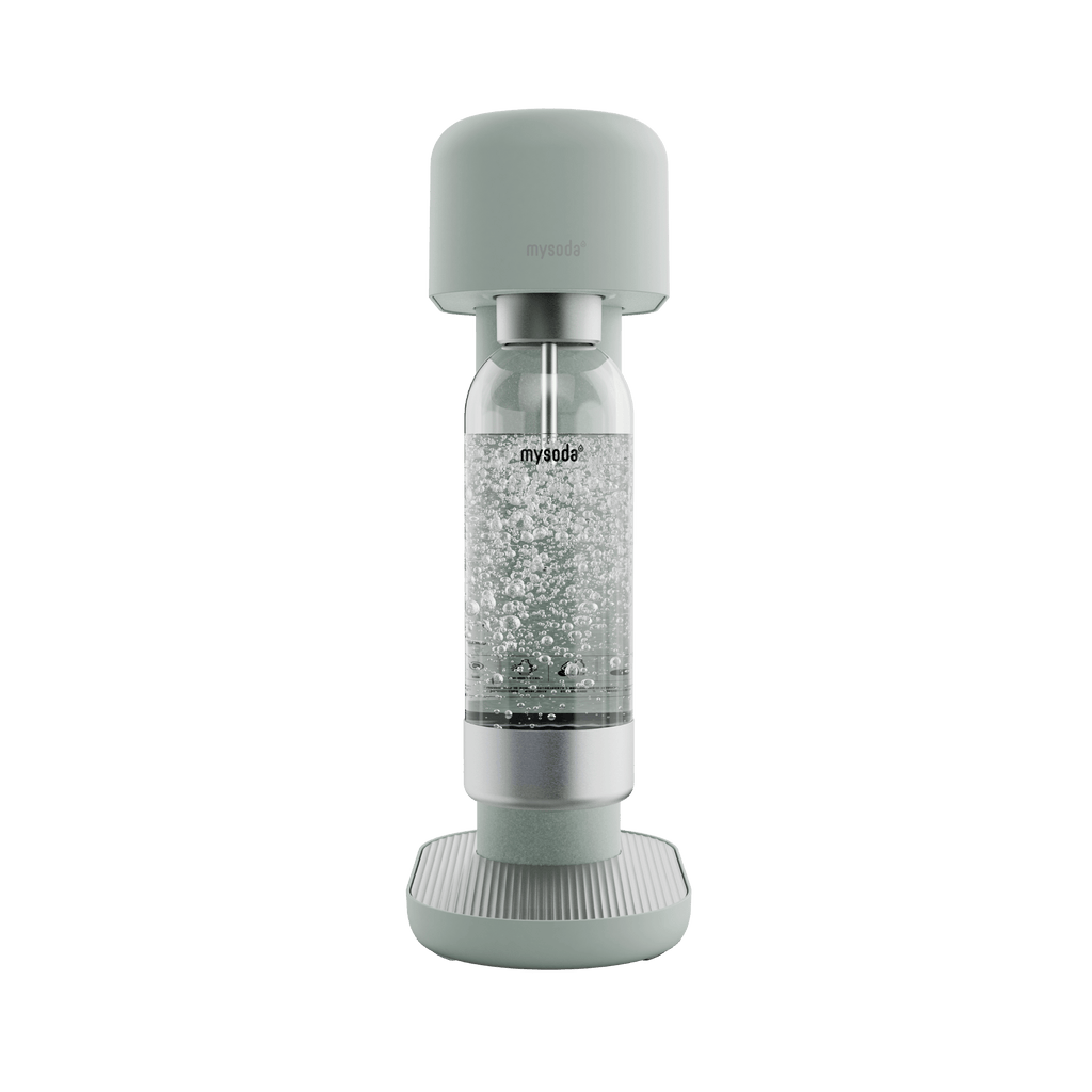 A pigeon Ruby 2 sparkling water maker viewed from the front#väri_pigeon