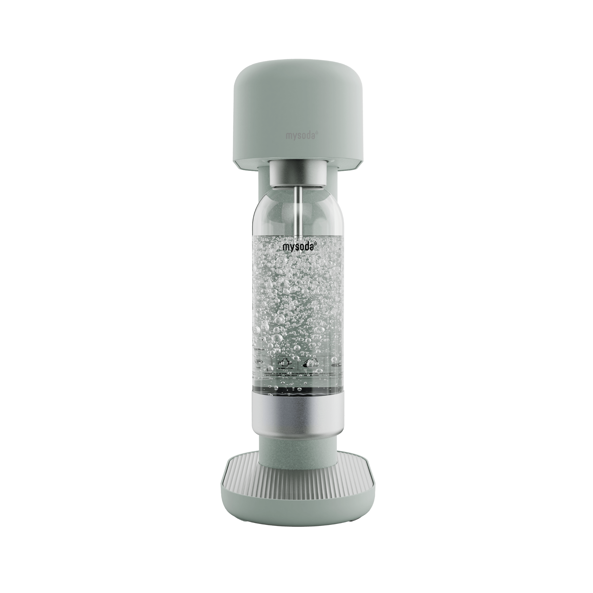 A pigeon Ruby 2 sparkling water maker viewed from the front#väri_pigeon